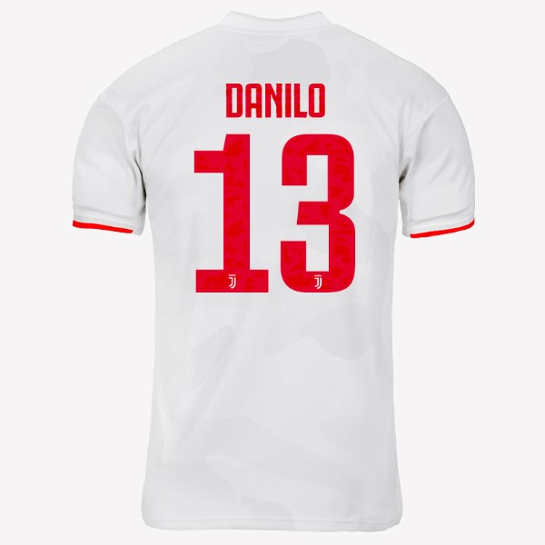 Camiseta Juventus NO.13 Danilo 2ª 2019-2020 Gris Blanco